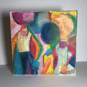 Original Art - Oil Pastel on Canvas